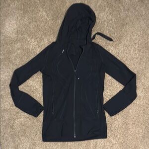 Lululemon Athletica Black Utility Jacket with Hood
